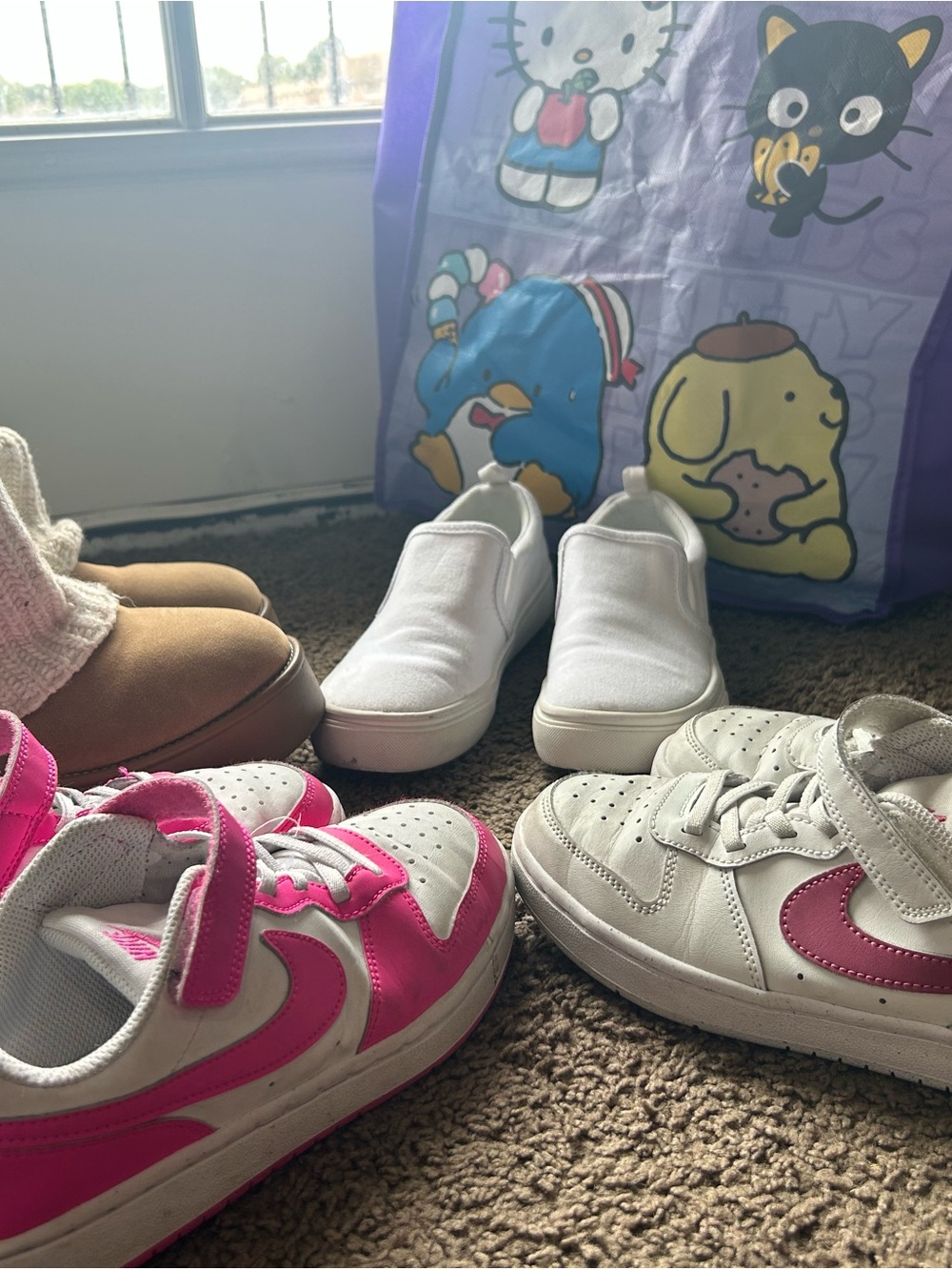 Kids White Slip-On Sneakers by Skylar